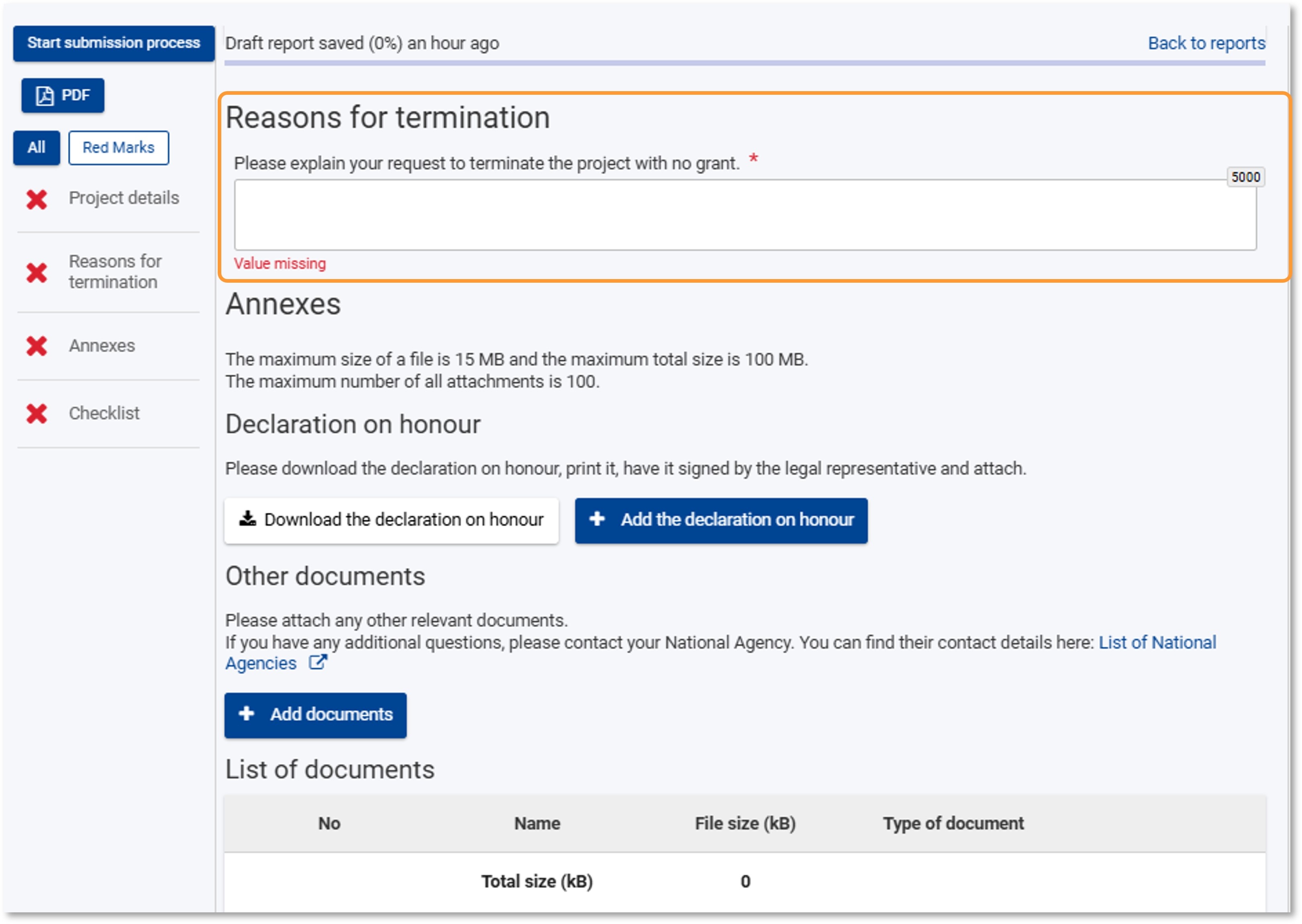 Provide the required information