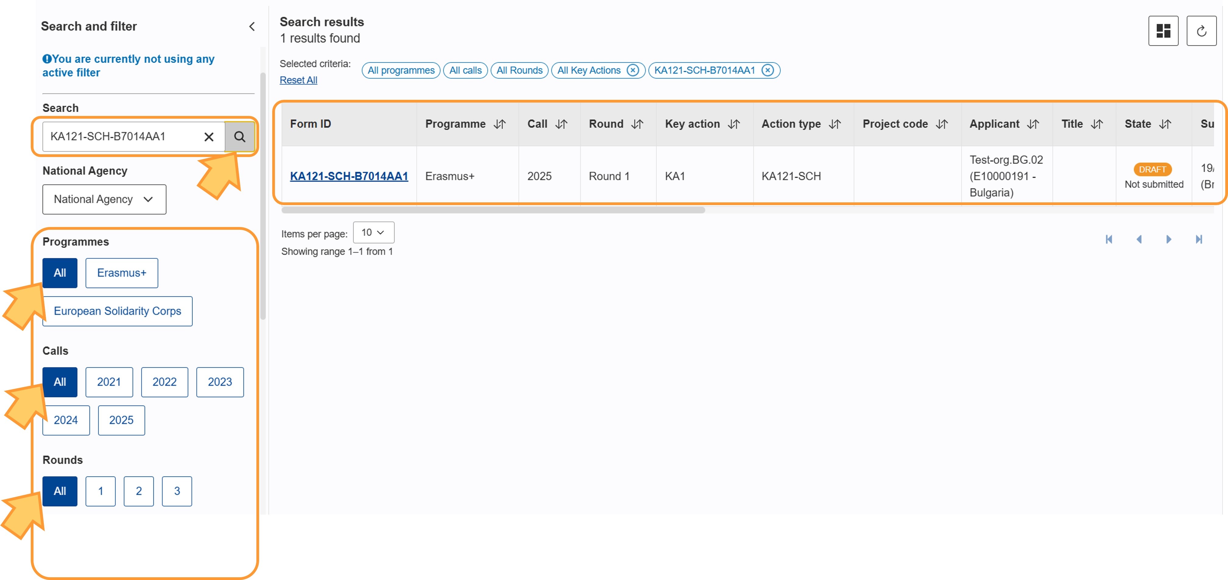 Search by Form Id