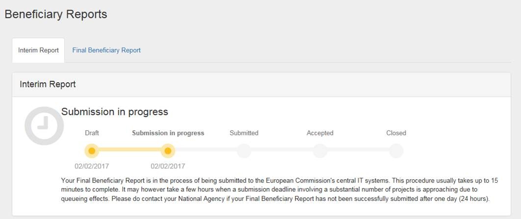 Submission status updated to In Progress Submission status updated to In Progress