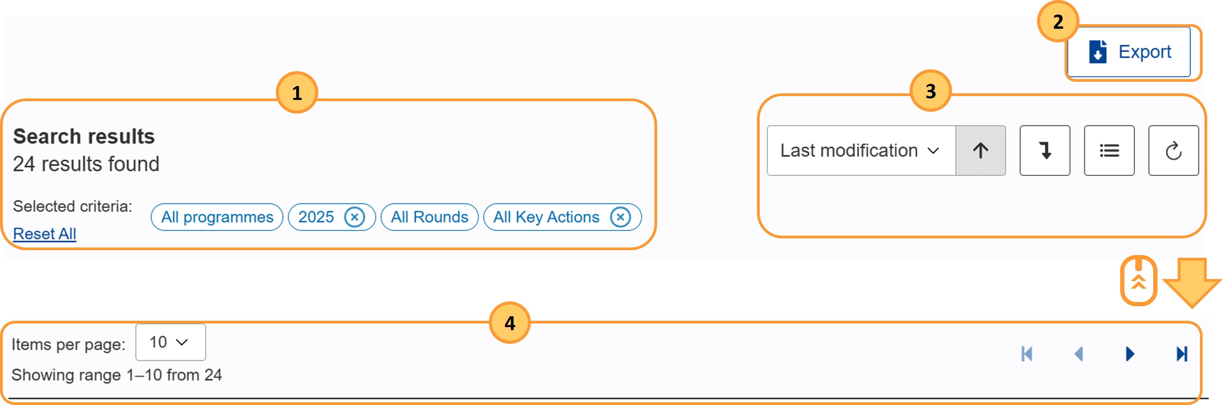 Search results header Search results header