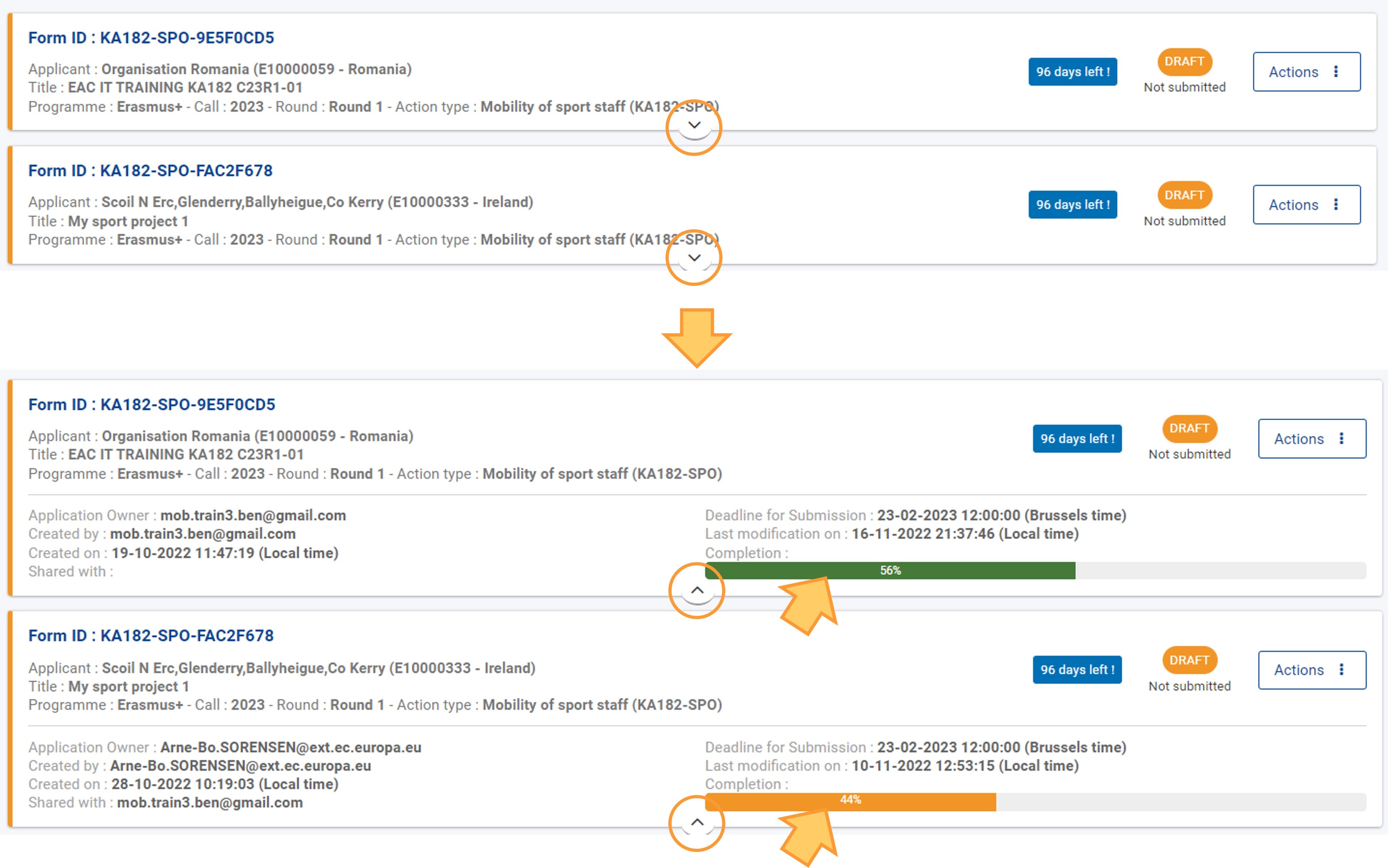 Application Form header Application Form header