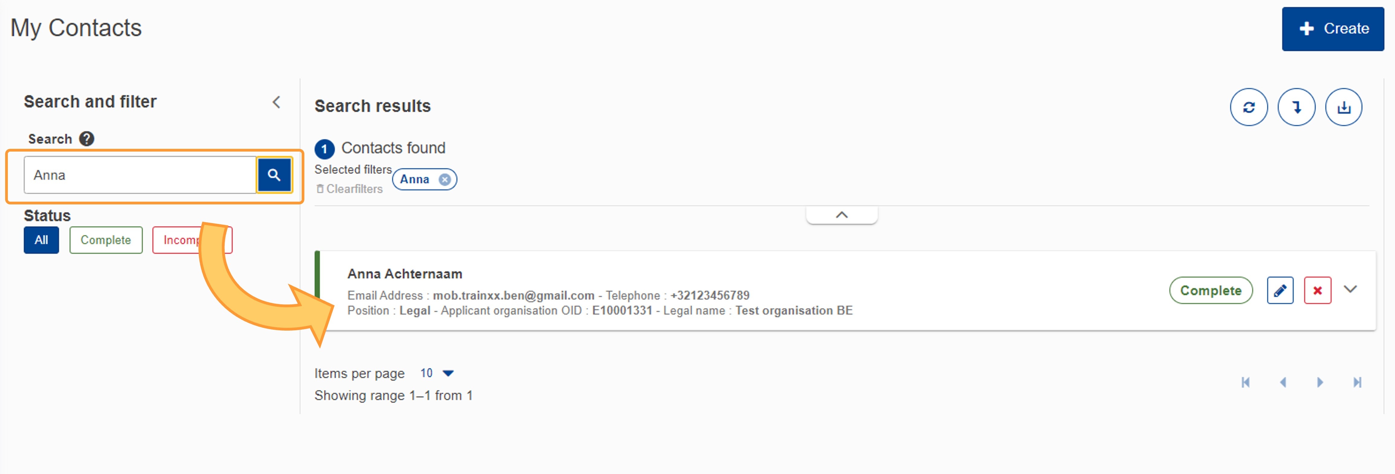 Search for a contact Search for a contact
