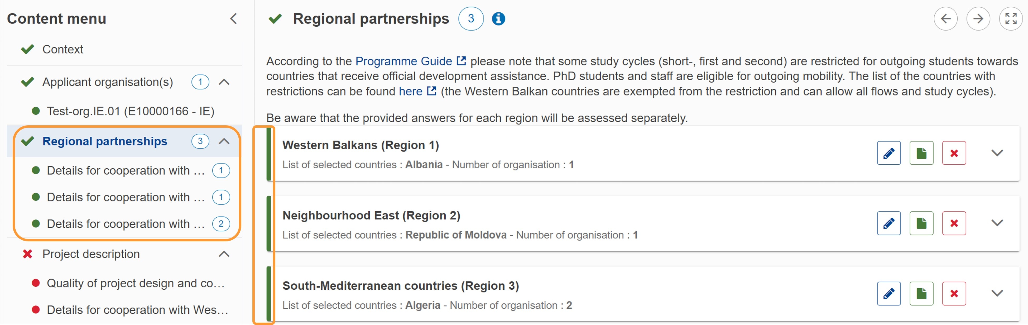 Regional Partnership overview