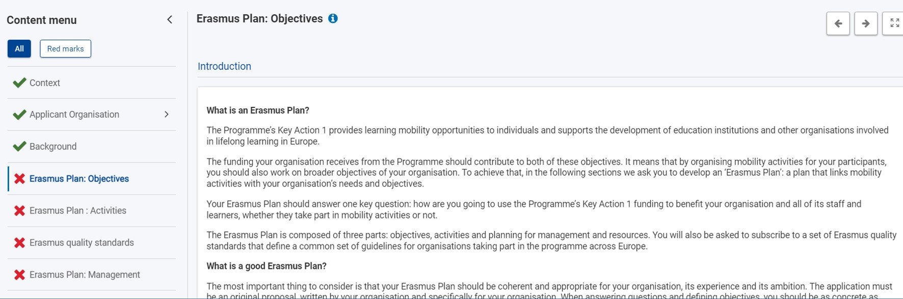 Open Erasmus Plan Objectives