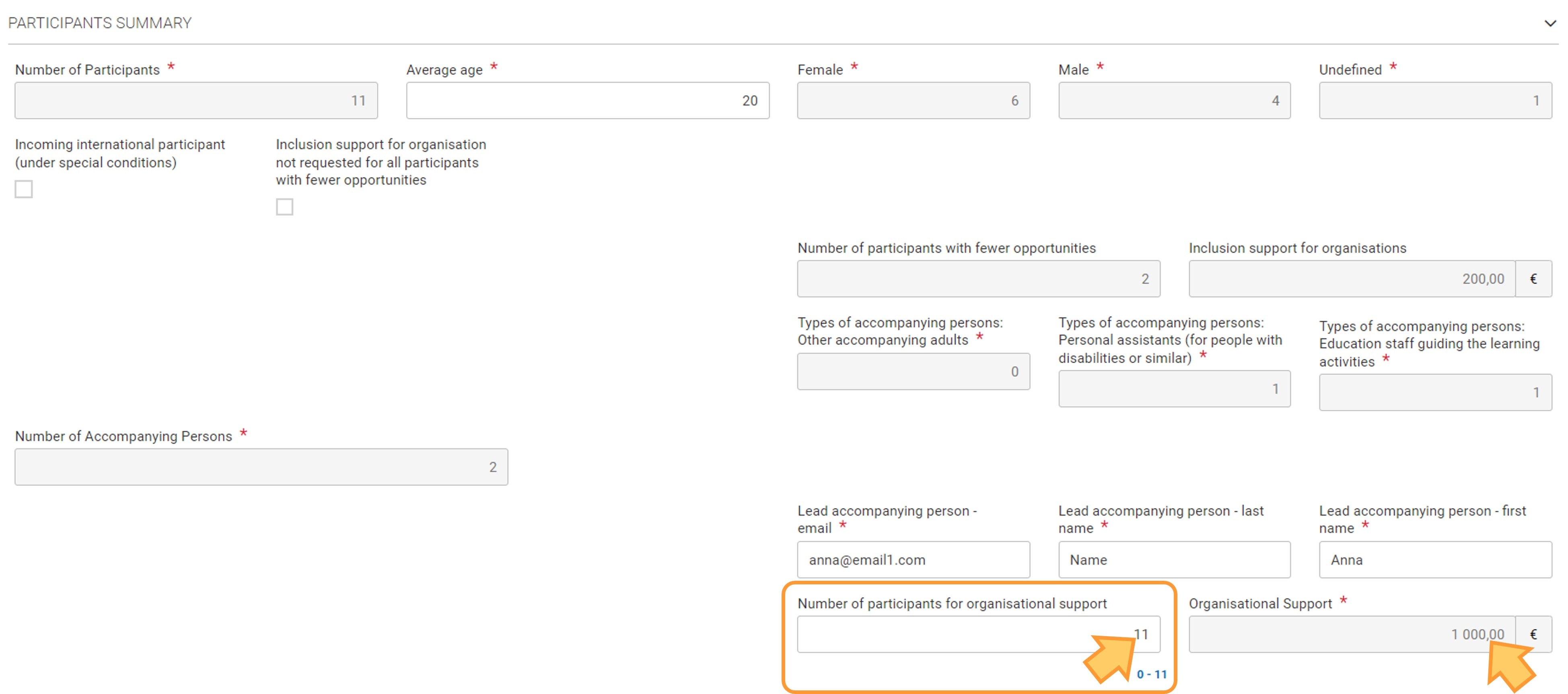 Review the Group activity details, make further changes if required and save