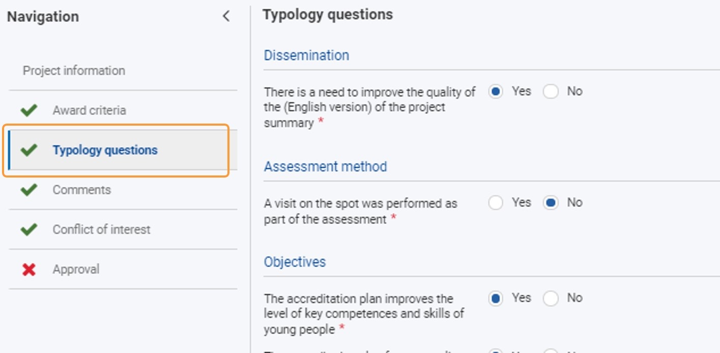 Typology Questions completed