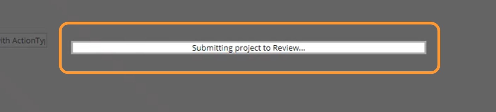 Submission message box